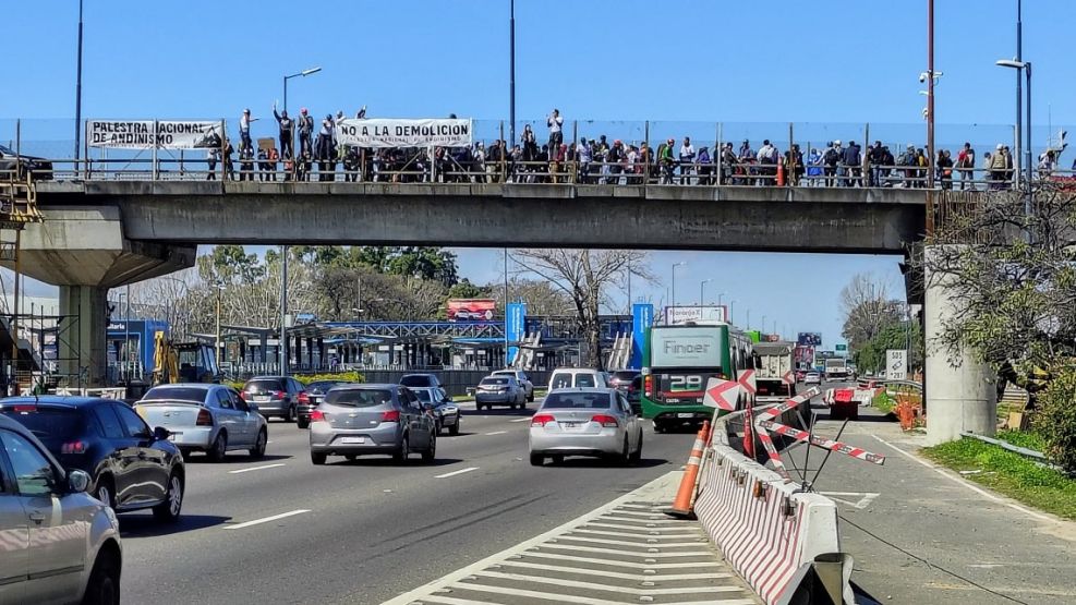 Protesta por palestra escalada septiembre 2025