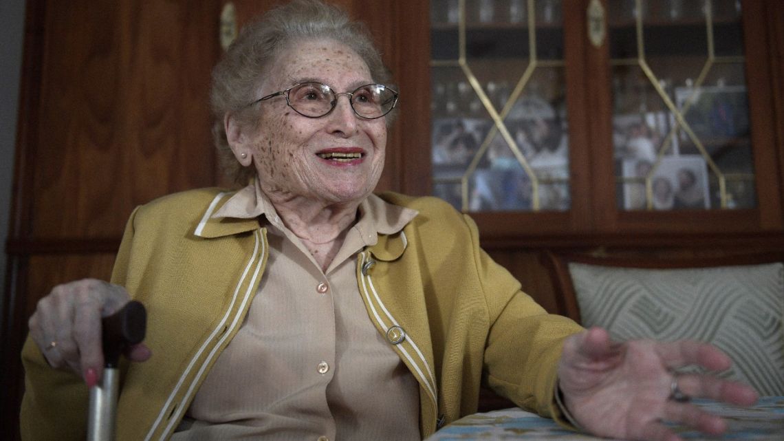 Rosa Tarlovsky de Roisinblit, who has died at the age of 106.