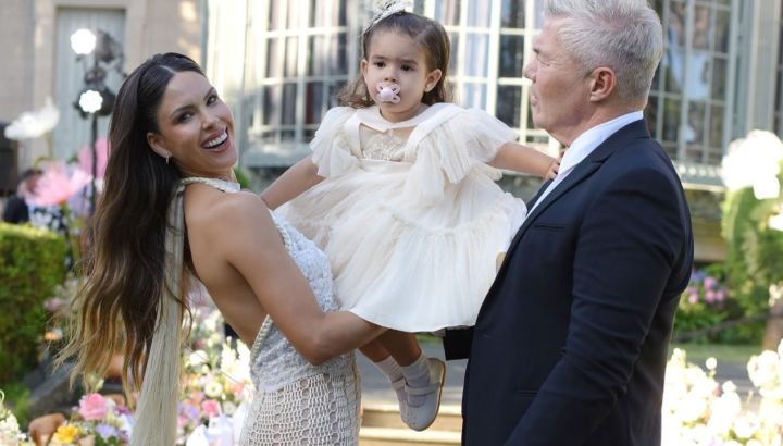 El tierno look de Sarah Burlando en el cumpleaños del hijo de Lizy Tagliani