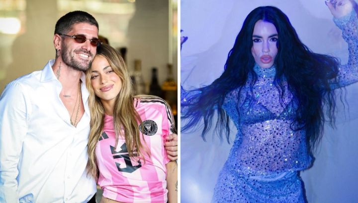 Tini Stoessel y Rodrigo De Paul se mostraron juntos en el recital de Lali: el video