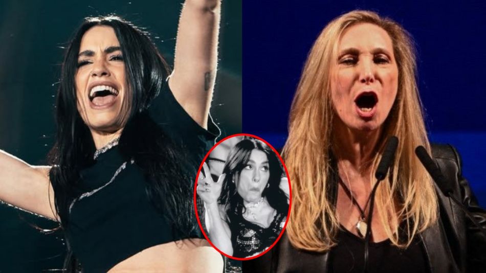 Lali Espósito y Karina Milei
