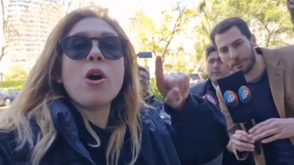 Lilia Lemoine se cruzó con periodistas en la calle