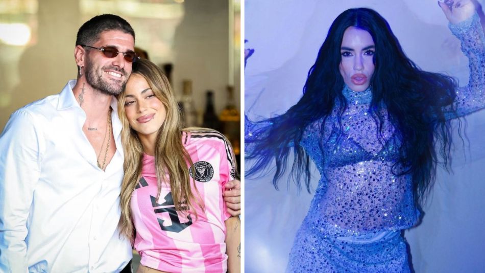 Tini Stoessel y Rodrigo de Paul asistieron al recital de Lali 