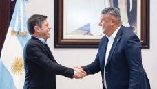 Claudio Tapia y Axel Kicillof
