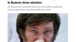 Medios extranjeros derrota LLA 08092025