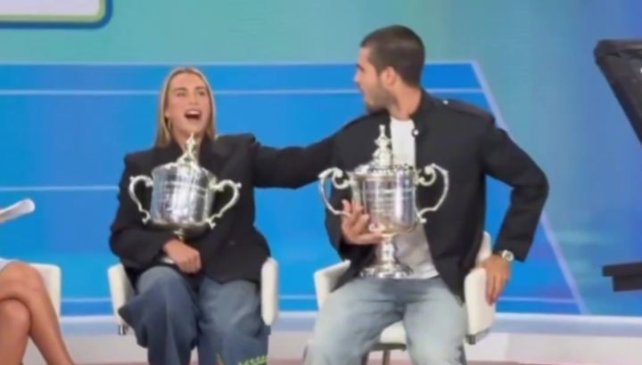 Aryna Sabalenka y Carlos Alcaraz