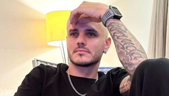 Así le quedó el brazo a Mauro Icardi al borrarse definitivamente el tatuaje dedicado a Wanda Nara