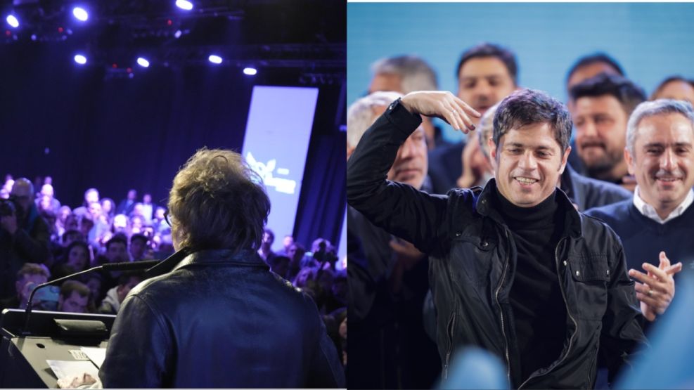 Javier Milei y Axel Kicillof