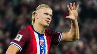 Erling Haaland con la selección de Noruega