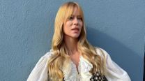 Estilo boho chic y color tendencia: el look más cómodo de Nicole Neumann con un vestido túnica