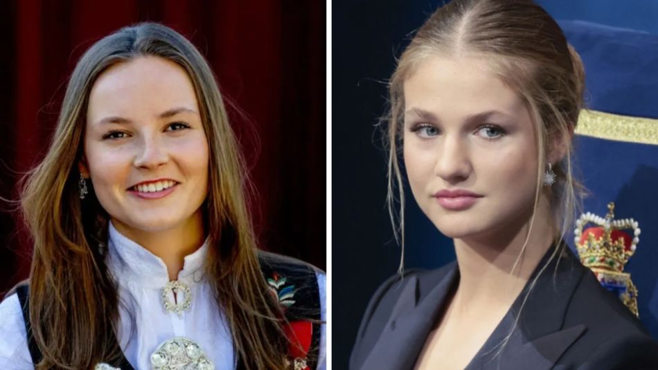 Ingrid de Noruega y Leonor de Borbón