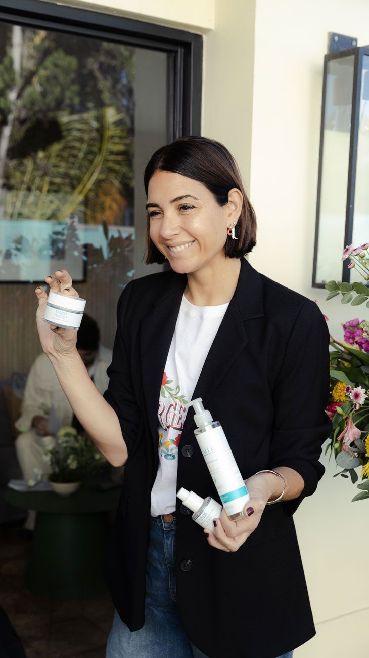 Yanina Latorre estuvo presente en el lanzamiento del nuevo Sensitive.