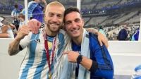 Papu Gómez y Lionel Scaloni