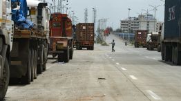 Views of Navi Mumbai Port as Trump Doubles Tariff on India to 50%