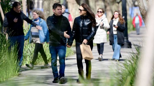 Buenos Aires Province Governor Axel Kicillof, wife