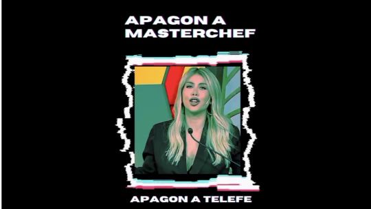 En repudio a Wanda Nara, organizaron un “apagón a MasterChef”