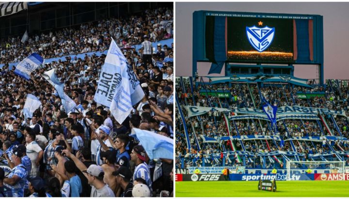 Público de Racing y de Vélez