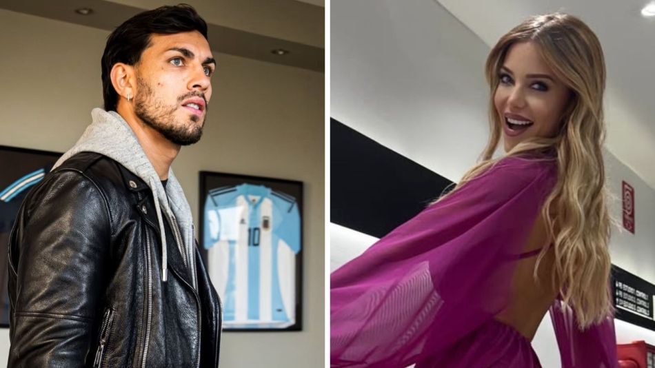 Leandro Paredes y Evangelina Anderson