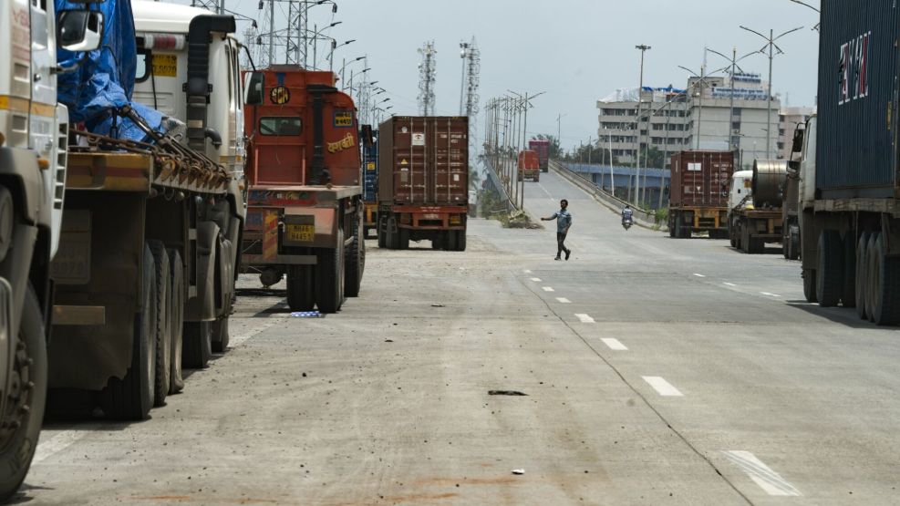 Views of Navi Mumbai Port as Trump Doubles Tariff on India to 50%