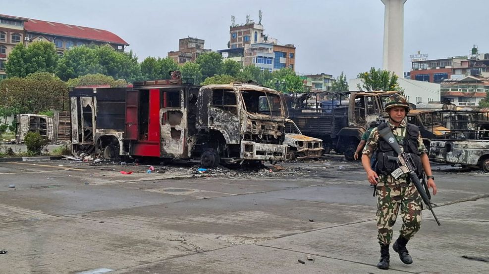 El ejército controla Nepal 10092025