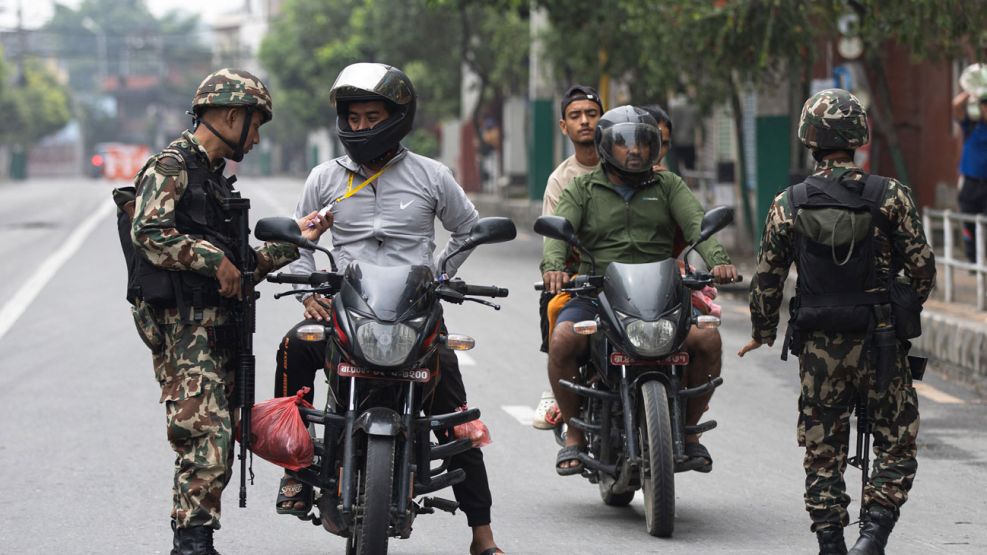 El ejército controla Nepal 10092025