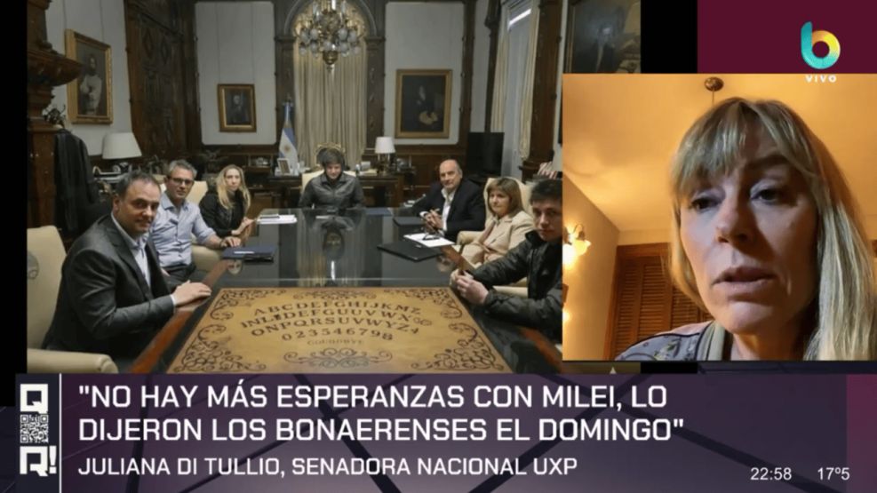 La senadora nacional Juliana Di Tullio en diálogo con QR!