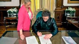 Karina y Javier Milei 11092025