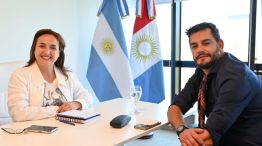 Myriam Prunotto con Emiliano Paredes