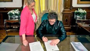 Karina y Javier Milei 11092025