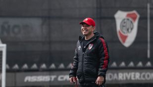 Marcelo Gallardo entrenando a River Plate