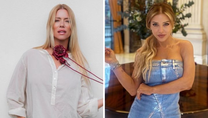 Nicole Neumann y Evangelina Anderson lucieron el mismo vestido "cut out" y revivieron una tendencia 