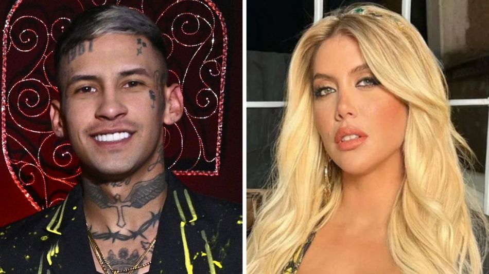 L-Gante y Wanda Nara