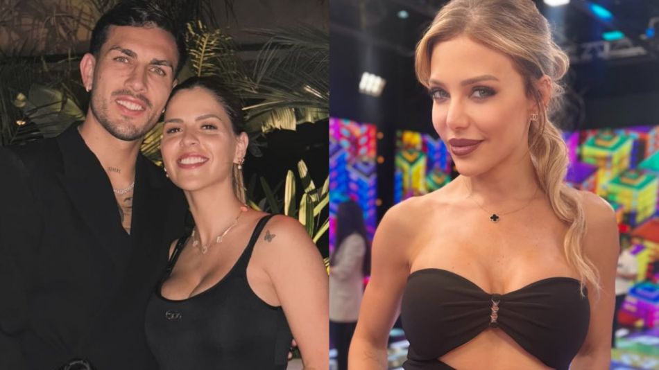 Leandro Paredes, Camila Galante y Evangelina Anderson