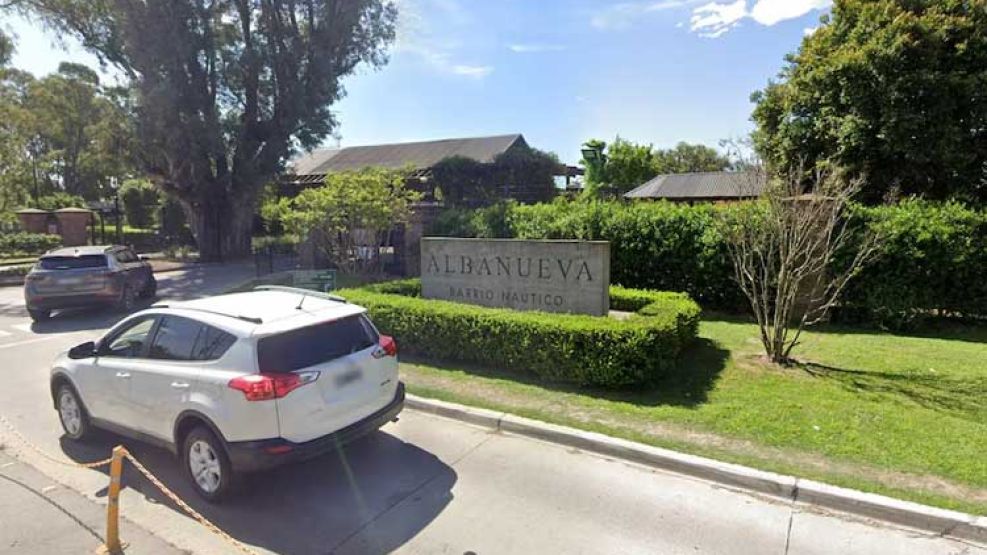 El barrio cerrado Albanueva de Tigre.
