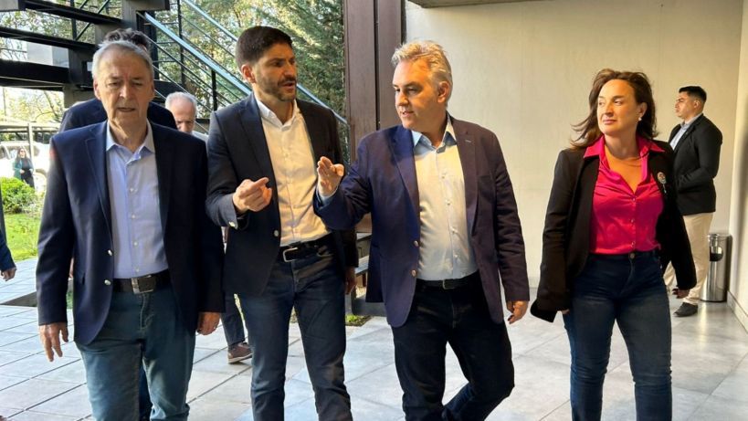 PROVINCIAS UNIDAS. Schiaretti, Pullaro, Llaryora y Prunotto en Río Cuarto.