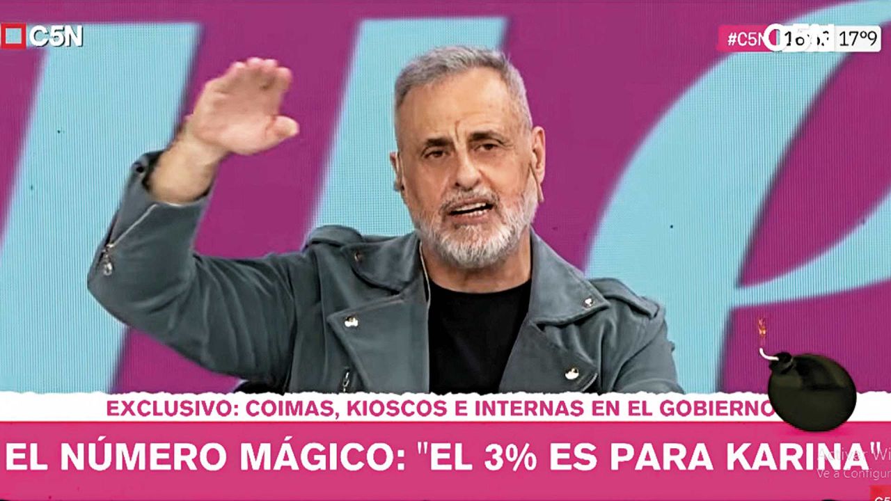 Jorge Rial, lidera el rating en cable con su ciclo "Argenzuela". Volvió a ser un intruso, pero de la política.  | Foto:Cedoc