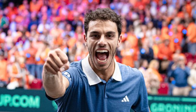 Francisco Cerúndolo en la Copa Davis