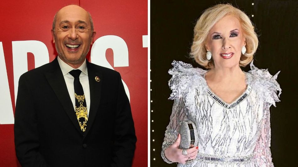 Claudio Cosano y Mirtha Legrand