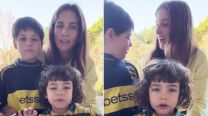 Juana Repetto y sus hijos