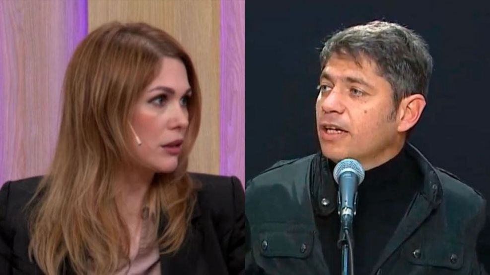 Lilia Lemoine y Axel Kicillof