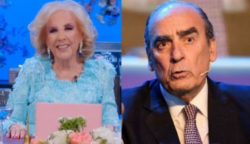 Mirtha Legrand y Guillermo Francos