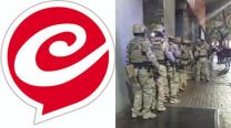 Un hombre ingresó a Crónica TV con un arma blanca