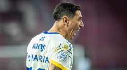 Ángel Di María con Rosario Central