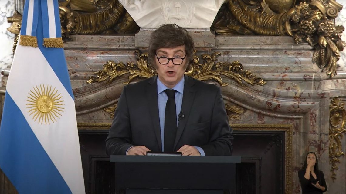 Discurso del esquema de ley del presupuesto: Milei promete ‘lo peor ha terminado’, pide a los votantes que se mantengan firmes