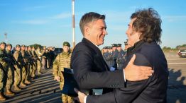 Zdero junto a Milei. 