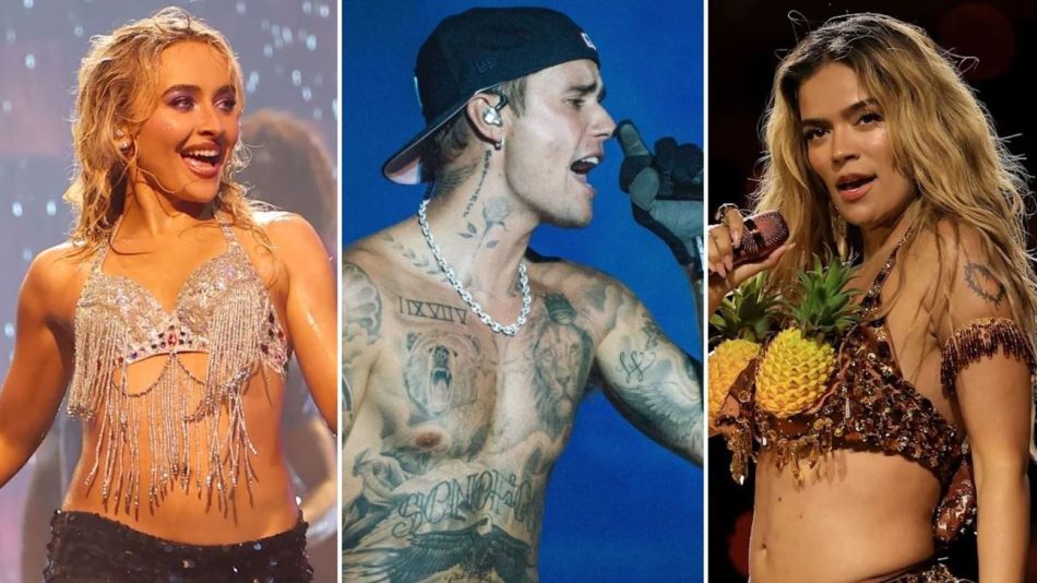 Sabrina Carpenter, Justin Bieber y Karol G