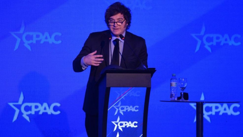 El presidente Javier Milei en la CPAC Paraguay
