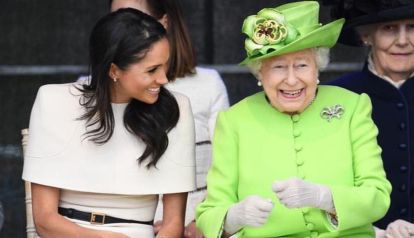 Meghan Markle y la reina Isabel II