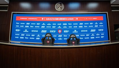 San lorenzo sala de prensa