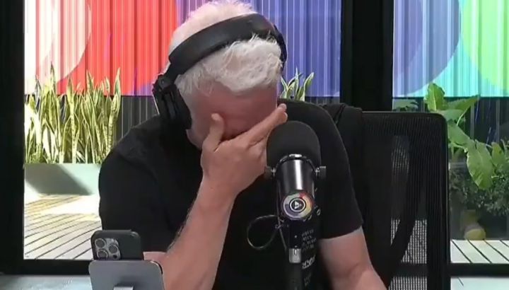 El llanto desconsolado de Andy Kusnetzoff en pleno vivo de su programa: "Me angustié"